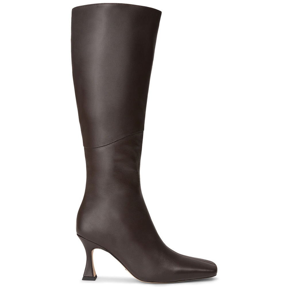 Tony Bianco Fantasy Heeled Boot dark brown chocolate napa leather sz 8.5